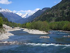 Gelungene Aufweitung der Isel