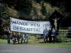 Hände weg vom Debanttal!