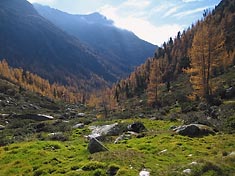 Stauwurzelbereich des geplanten TIWAG-Pumpspeichers Landeck/Landegg