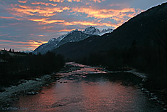 Morgenrot für die Isel