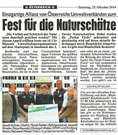 - Einladung in der Tiroler Tageszeitung