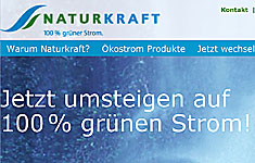 Werbung der Wien Energie für Naturstrom