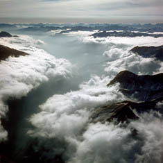 Herbstnebel über Tauern- und Iseltal