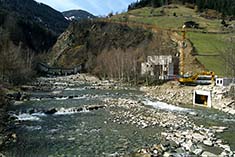 Rückgabestelle des Schwarzach-Wassers durch die TIWAG