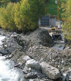 Krafthaus der TIWAG - zu tief gebaut