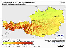 Solargewinn bei optimalem Modulwinkel